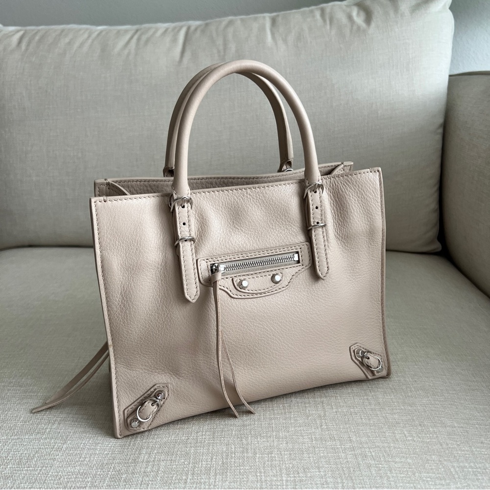 Balenciaga mini a4 papier beige LIKE NEW